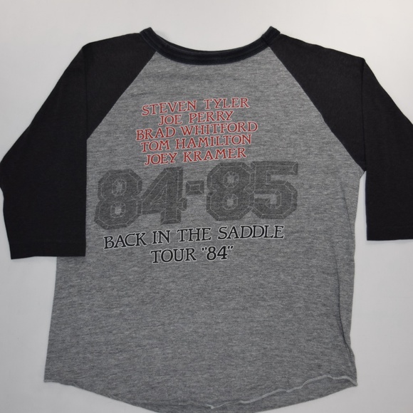 Vintage Super Rare Aerosmith 1984-85 Tour Shirt - Picture 2 of 8